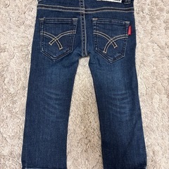 子供服 ミキハウス ダブルビー ジーンズ 90cmの画像