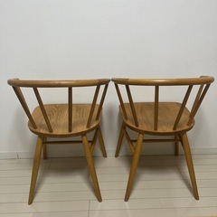 取引中】無印良品 オーク材 アームチェア 2脚セット