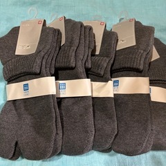 【未使用品】UNIQLOメンズふたつ指ソックス☆5足セット 