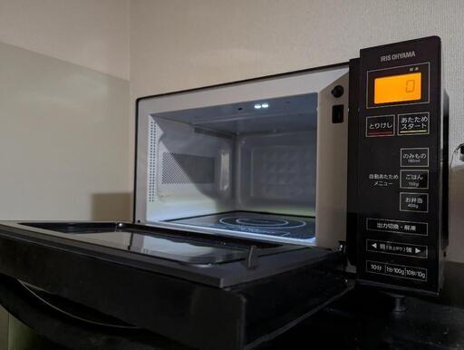 2021年6月購入 電子レンジ アイリスオーヤマ