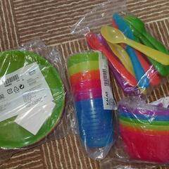 《お値引きしました》未使用未開封イケア KALAS カラフル食器セット