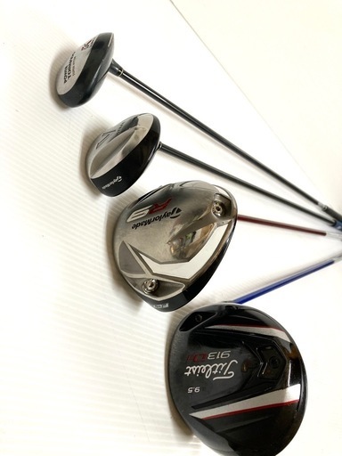 SOLD OUT！◆ Titleist／TaylorMade ドライバー 2本付き＋ TourStage V002 アイアン◆ゴルフク