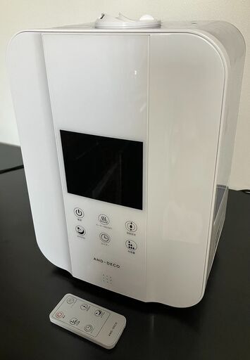 【オシャレ家電のモダンデコ】2021年製　AND・DECO　4.4L　ハイブリッド加湿器　htjs-007j
