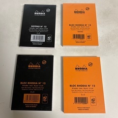 値下げしました‼️メモ帳⭐️4点セット⭐️RHODIA⭐️断捨離の画像