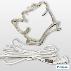 【美品】Disney くまのプーさん ガーデンコレクション LEDモチーフライト 屋外イルミネーション の画像