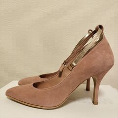 DIANA ダイアナ パンプス スエード 21.5cmの画像