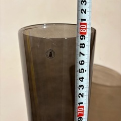 80センチ　大型花瓶　オブジェ　ガラス　の画像