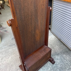 ●アンティーク鏡台 / 木製姿見●あげますの画像