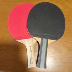 卓球ラケット2本の画像