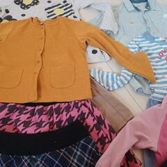 130㎝～　女の子　冬用　中古　まとめて10点の画像