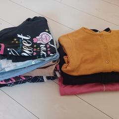 130㎝～　女の子　冬用　中古　まとめて10点の画像