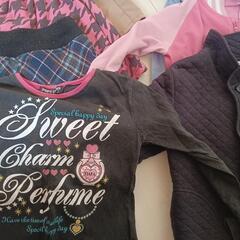 130㎝～　女の子　冬用　中古　まとめて10点の画像