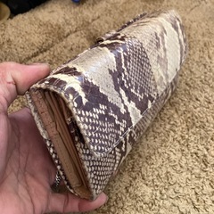 決まりました♪大大収納力大パイソン長財布美品 iii  sanpo