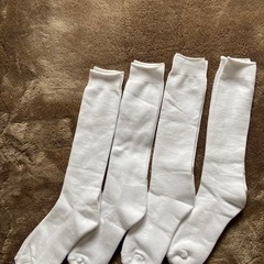 野球 白ソックス 4足組 21～23cmぐらい 新品未使用