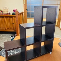 【急募❗️更に値下げしました❗️】ニトリ　フリーボックス　飾り棚　ラック　キャスターの画像