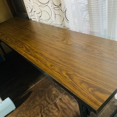 【決まりました❗️✨】折りたたみ長テーブルの画像