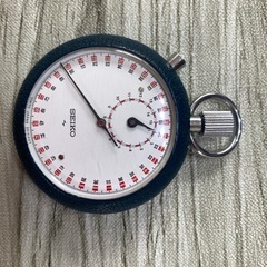 SEIKO セイコー ストップウォッチ カバー付 機械式　手巻きの画像