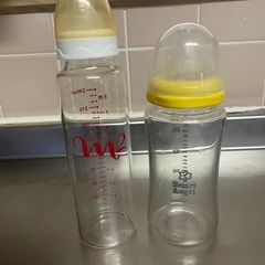 新品哺乳瓶240ML、消毒済み
