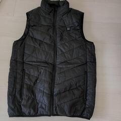 電熱ベスト新品未使用品　ブラックベスト　サイズL　温かいベストの画像