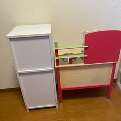 子供　おままごと　キッチン　冷蔵庫の画像