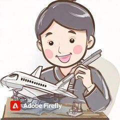 ＼この環境でこの待遇！？／　静かな環境で飛行機部品やロケット部品の色塗りの画像