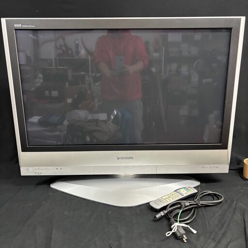【動作品】Panasonic パナソニック TH-37PX60 37インチ リモコン/テレビスタンド付属 プラズマテレビ 2006年製 映像家電