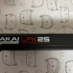 アカイ MIDIキーボード 25鍵 コンパクトサイズ 中古　作動状態良好。の画像