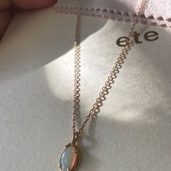 ete エテ　イエローゴールド　ネックレス　オパールの画像
