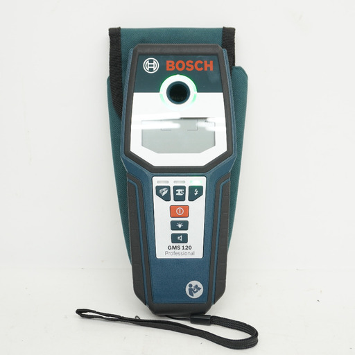 BOSCH ボッシュ デジタル探知機 最大探知深さ120mm ソフトケース付 GMS120 中古美品 【工具専門店 テイクハンズ金沢野々市店】