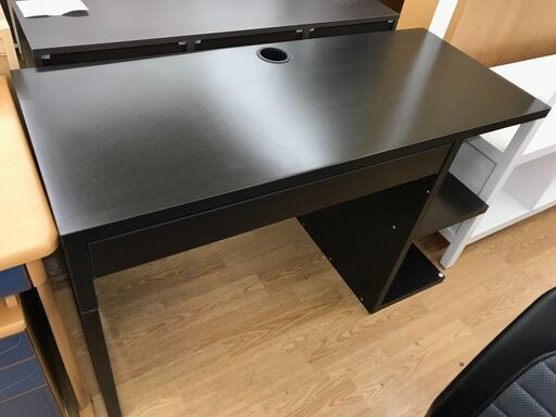★ジモティ割あり★  PCデスク ダークブラウン H75×W120×D50 クリーニング済み KJ7262