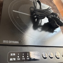 【アイリスオーヤマ】IHコンロ　IRIS IHK-T38-B B...