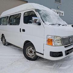 日産　キャラバン　4WD 1ナンバー　10万㌔　夏冬タイヤあり