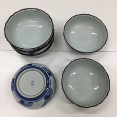 有田焼　紀峰の深皿　径15cm 6枚セット
