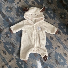 子羊着ぐるみロンパース70サイズ
