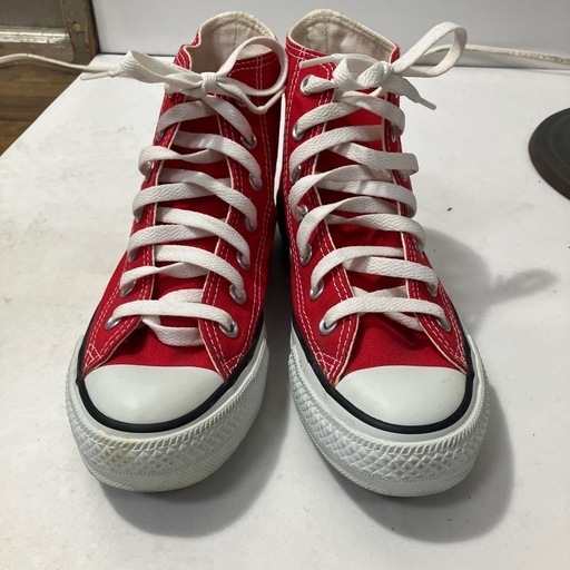 2412-304 CONVERSE Allstar Hi レッド サイズ:23.0cm 汚れ有り