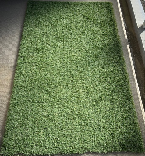人工芝　約100cm×170cm 約100cm×200cm 素人裁断済み