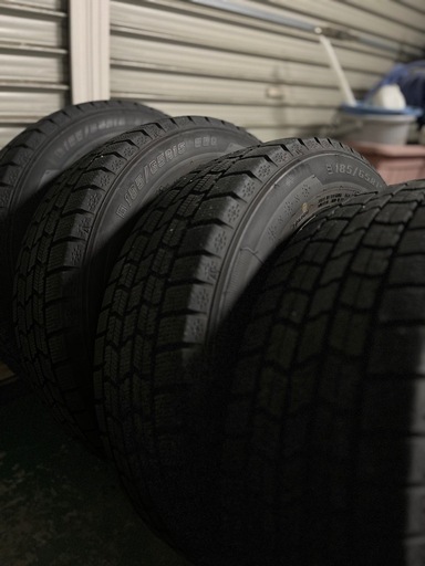 スタッドレスタイヤ&ホイールセット　15×6J グッドイヤーアイスナビ　ICE NAVI 7 185/65 R15 88Q ワンシーズ