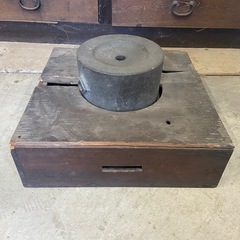 茶臼　石臼　 手廻し式　時代物　茶道具　ジャンク品