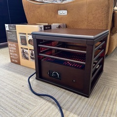 【超美品‼️】山善 2020年製 パーソナルminiこたつ 1人用コタツ 木目調ダークブラウン♪の画像