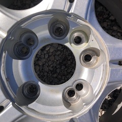 冬タイヤ ★ 215/65R16 ★ バリ山4本組 ★ マルチホイール付き ★ セレナ ヴォクシー等用PCD114.3アルミの画像