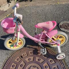 ディズニープリンセス　自転車の画像