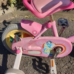 ディズニープリンセス　自転車の画像