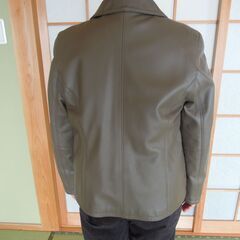 使用少ない綺麗なレザージャケット　Ｌ、フリーの画像