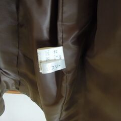 使用少ない綺麗なレザージャケット　Ｌ、フリーの画像