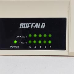 中古BUFFALO スイッチングHUB LSW-TX-5NP (...