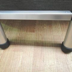 アルミ伸縮ハシゴ 2.6m 9段 耐荷重150kg 安全装置付き 折りたたみ スライド式 札幌 西岡店　の画像