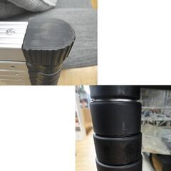 アルミ伸縮ハシゴ 2.6m 9段 耐荷重150kg 安全装置付き 折りたたみ スライド式 札幌 西岡店　の画像