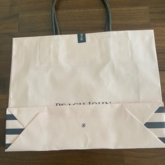 PEACH JOHN ショップ袋 ピンクの画像