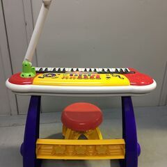 A2943　Toy royal　KIDS KEYBOARD　キッズキーボードDX No.8880　37鍵盤　イス付き　玩具の画像