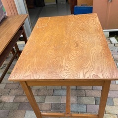 昭和レトロ　片袖机 古家具 勉強机 文机 ワークデスク アンティークの画像